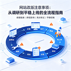 常德建站-网站改版注意事项：从调研到平稳上线的全流程指南