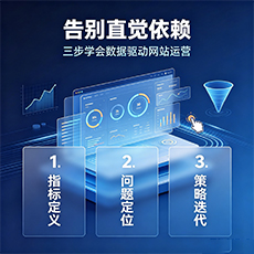 常德建站-告别直觉依赖：三步学会数据驱动网站运营