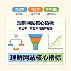津市建站-理解网站核心指标：跳出率、转化率与用户粘性